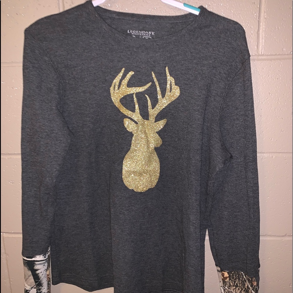 Size xl glitter deer shirt